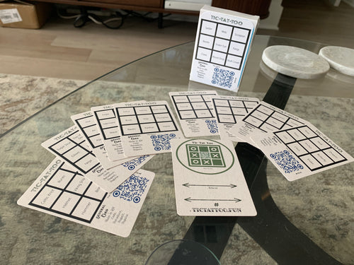 Tic-Tat-Too Game Cards